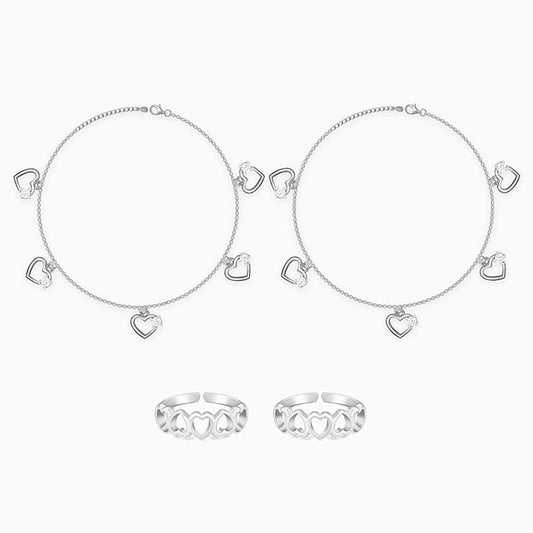 Silver Kadambari Set