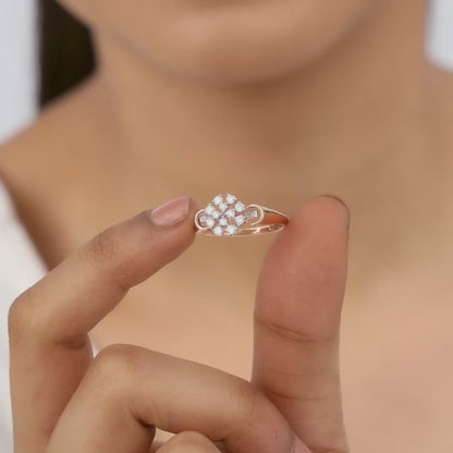 Rose Gold Nivara Diamond Ring