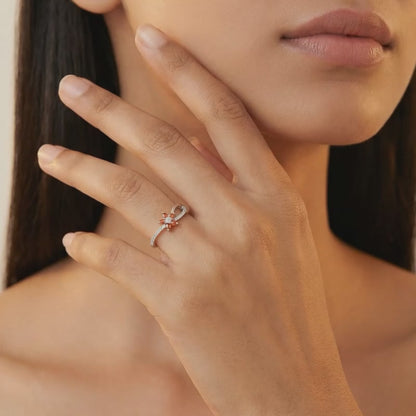 Silver Fauna Ring