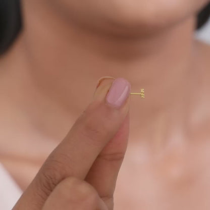 Golden Trielle Ear Piercings