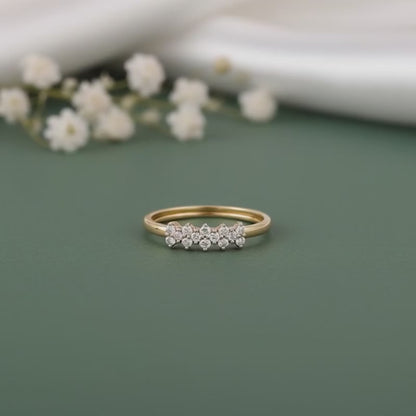 Gold Dawn Whisperer Lab Grown Diamond Ring