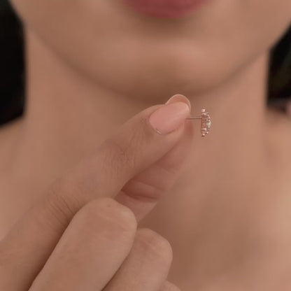 Rose Gold Looney Ear Piercings