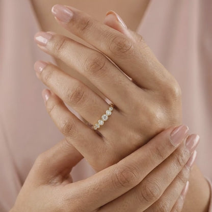 Gold Imber Lab Grown Diamond Ring (Size 12)