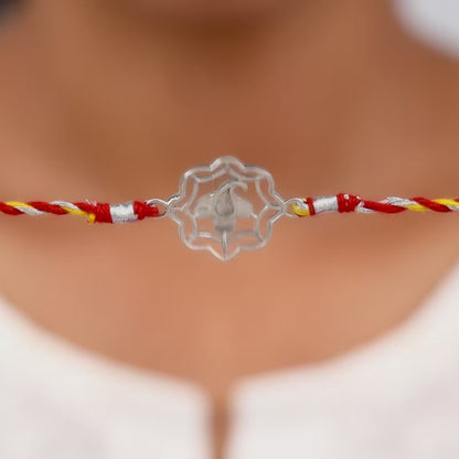 Silver Shakti Ganapati Rakhi