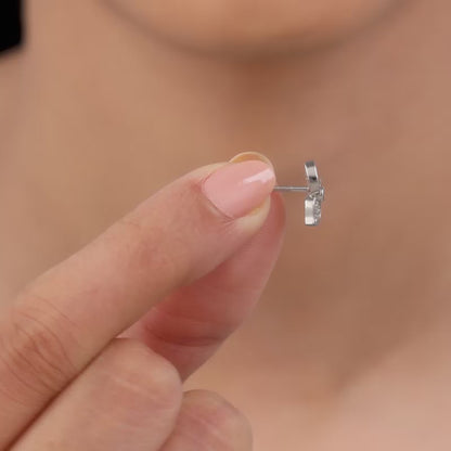 Silver Flowie Studs