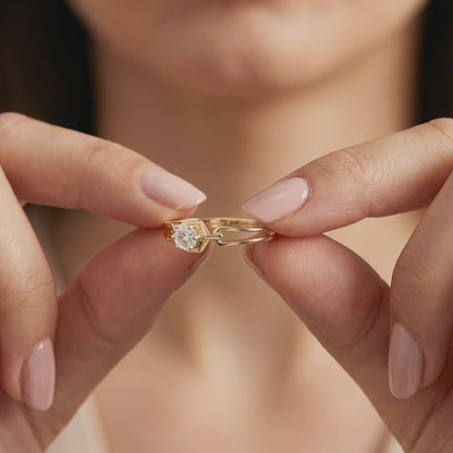 Gold Your Muse Lab Grown Diamond Ring (Size 12)
