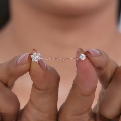 Rose Gold Fiona Ear Double Piercings