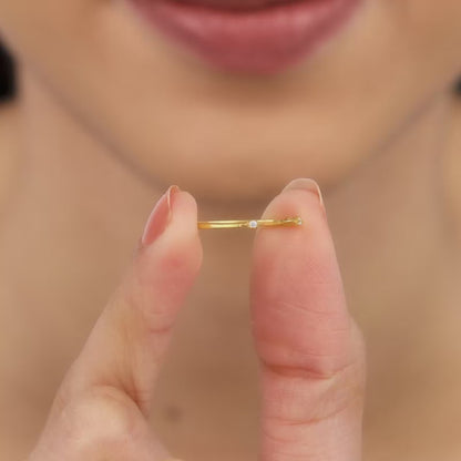 Golden Sunbeam Teardrop Ring