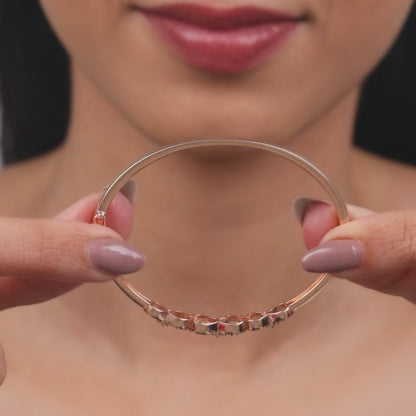 Rose Gold Foreverloop Cuff Bracelet (Size 2.6)