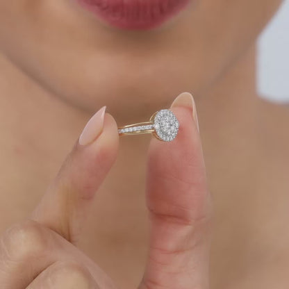 Gold Epireal Lab Grown Diamond Ring