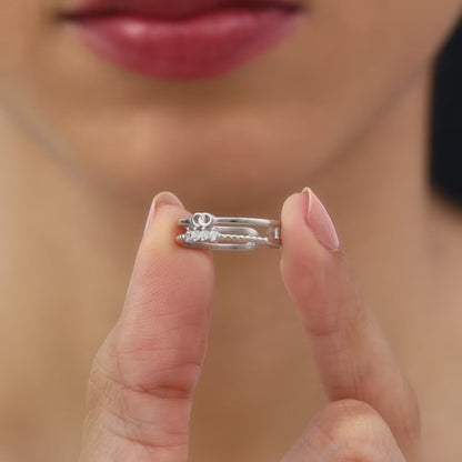 Silver Interlocked Ring