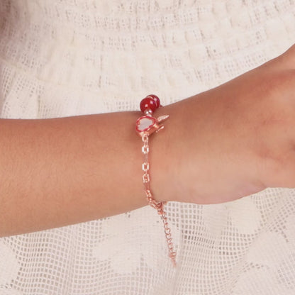 Rose Gold Bunny Kids Bracelet (2 - 8 Years)