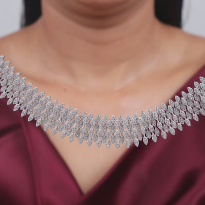 Silver Bikaner Crest Necklace