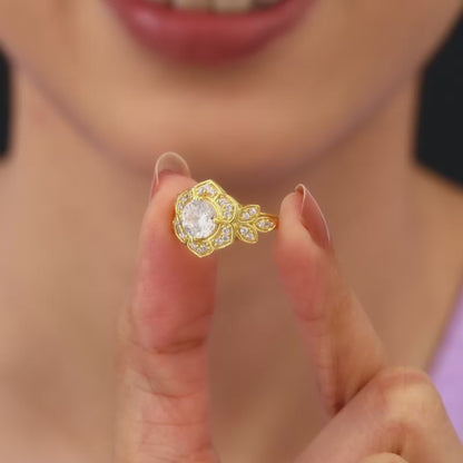 Golden Victorian Ring