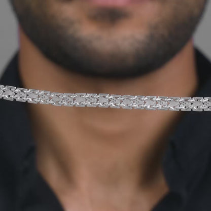 Aditya Roy Kapur Silver Fearless Bracelet For Him