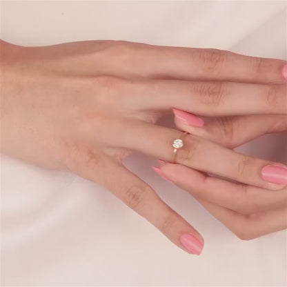 Gold Cherished Love Solitaire Diamond Ring