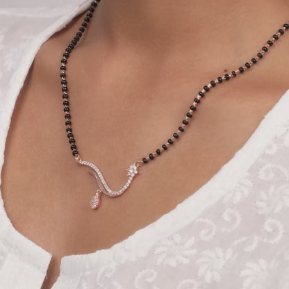 Rose Gold Eternal Tie Mangalsutra