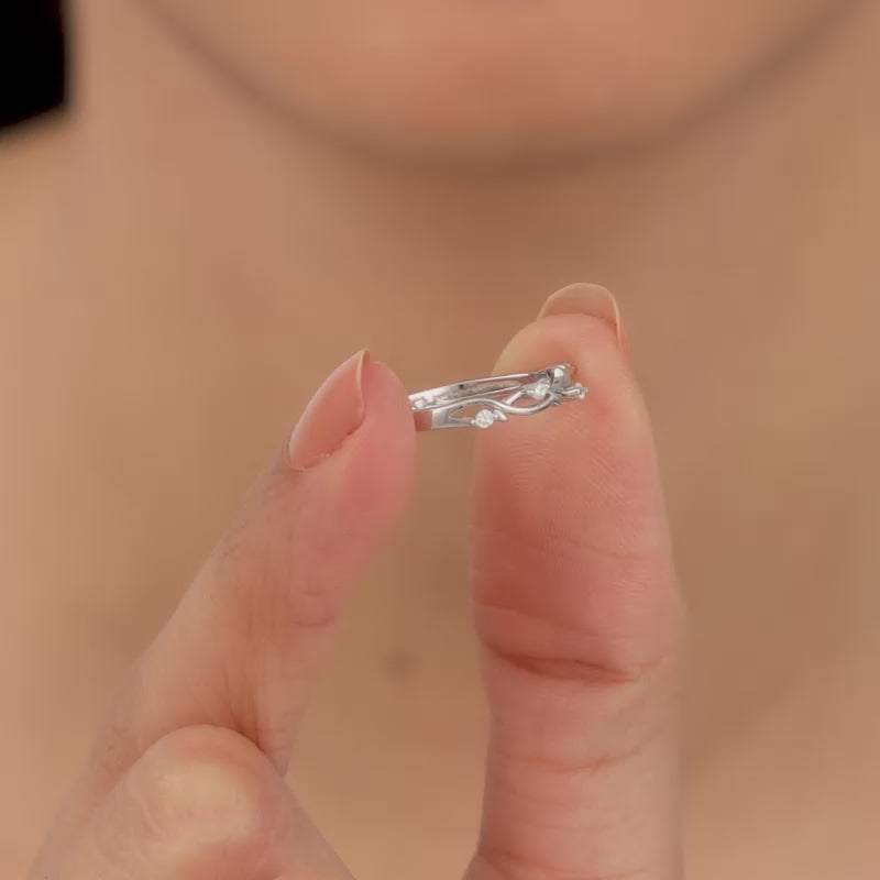 Silver Wreath Ring- Silver Ring for Women