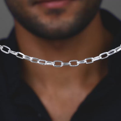 Silver Delink Bracelet For Him