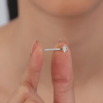 Gold Everlight Solitaire Lab Grown Diamond Ring