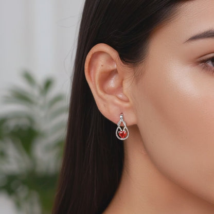 Silver Silent Vows Earrings