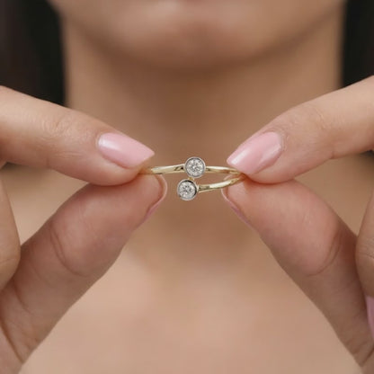 Gold Seraphina Lab Grown Diamond Ring (Size 12)