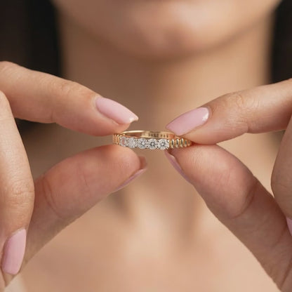Gold Graceified Lab Grown Diamond Ring (Size 12)