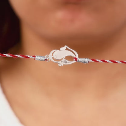 Silver Vinayaka Rakhi
