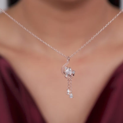Rose Gold Carry Your Heart Pendant With Link Chain