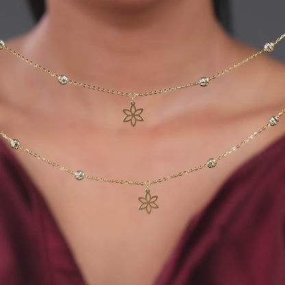 Golden Piece of Me Layered Necklace