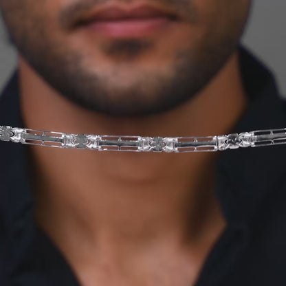 Silver Swagger Bracelet For Him