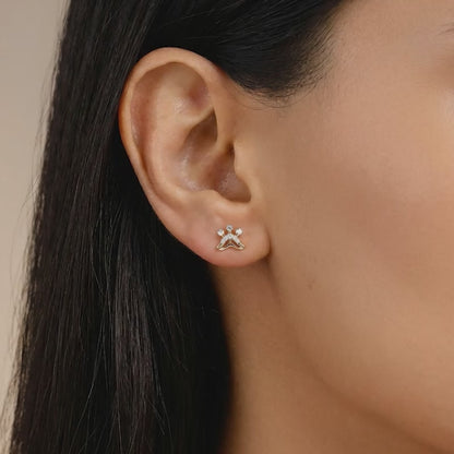 Gold Seraphina Lab Grown Diamond Earrings