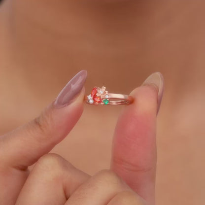 Rose Gold Mizu Ring