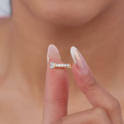 Gold Ceres Solitaire Lab Grown Diamond Ring