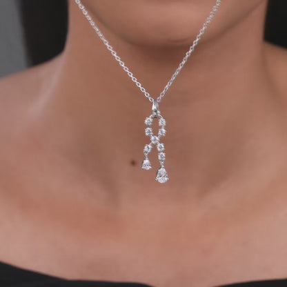Silver Wildest Dreams Pendant With Link Chain