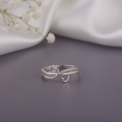 Silver Forever Knot Ring
