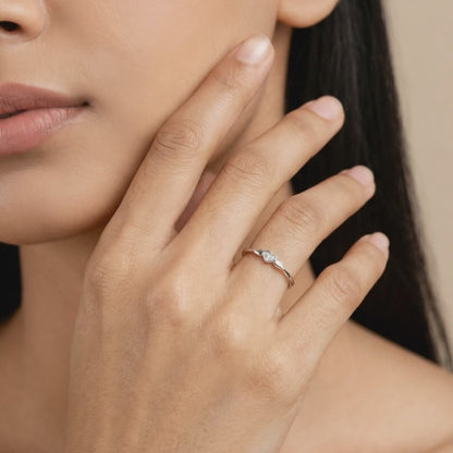 Silver Passion Love Ring