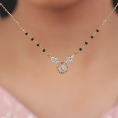 Gold Swapna Lab Grown Diamond Mangalsutra