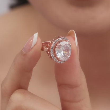 Rose Gold Solitaire Ring