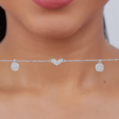 Silver Heartfelt Love Bracelet