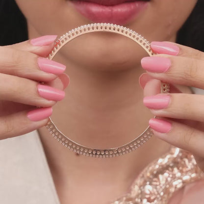Rose Gold Rising Radiance Bangle