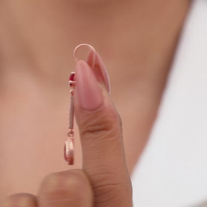 Rose Gold Always Love Earrings