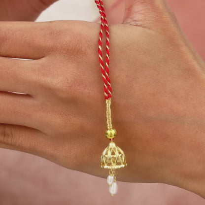Golden Made With Love Lumba Rakhi
