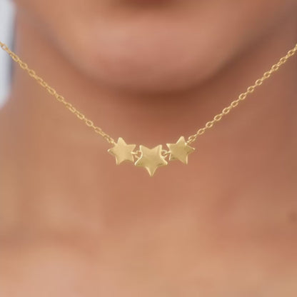 Gold Stellar Glow Necklace