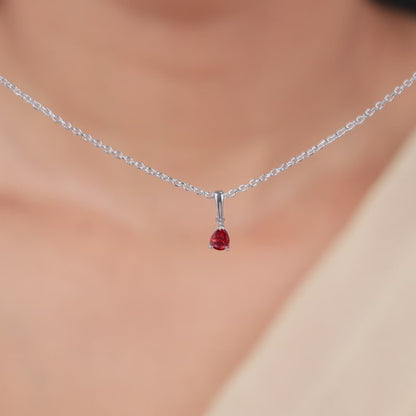 Silver Siddhidatri Pendant With Link Chain
