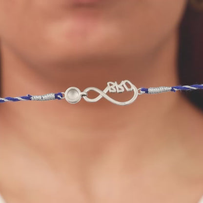 Golden Infinity Evil Eye Rakhi