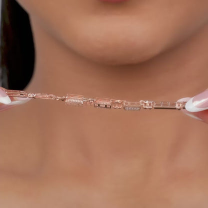 Rose Gold Gridlock Bracelet