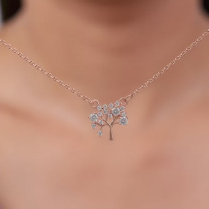 Rose Gold Tree of Life Necklace