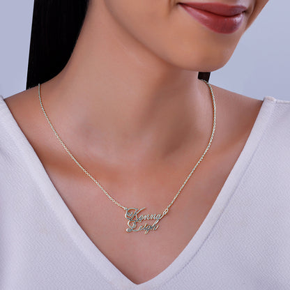 Silver Personalised Perfect Match Pendant
