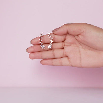 Buy Rose Gold Floral Branch Ear Cuffs for Girls Online